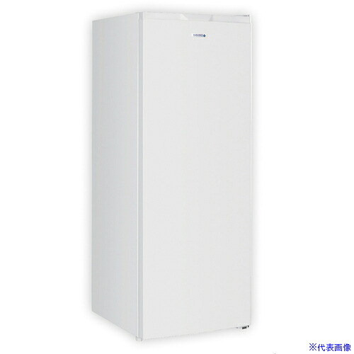 ■緑十字 ノンフロン冷凍庫 アップライトフリーザー 161L 540×600×1430mm 375977(6642828)[法人限定][外直送元]