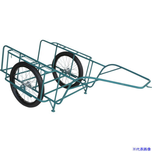 ■HARAX スチールリヤカー 26&times;2&minus;1/2ノーパンクタイヤ 積載面1350&times;900 SSR4N(6647914)[送料別途お見積り][法人限定][外直送]｜セミプロＤＩＹ店ファースト