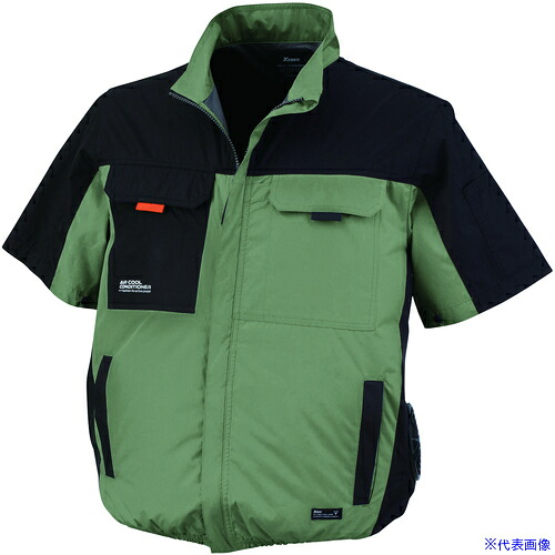 ■ジーベック 空調服遮熱半袖ブルゾンXE98031-36-4L XE98031364L(6654286)[送料別途見積り][法人・事業所限定][掲外取寄]
