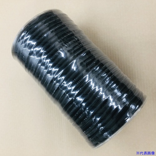 ■まつうら バンジー丸ゴムロープ 約6mmΦ×40m 黒 BUNGEECORD6X40BK(6701068)[送料別途お見積り][法人限定][外直送]