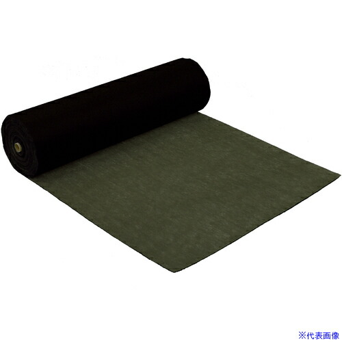 ■吉野 耐炎フェルト(2mm)片面コート OD色 ロール 2mX20m YSF2ODRW(6784678)[法人・事業所限定][外直送元]
