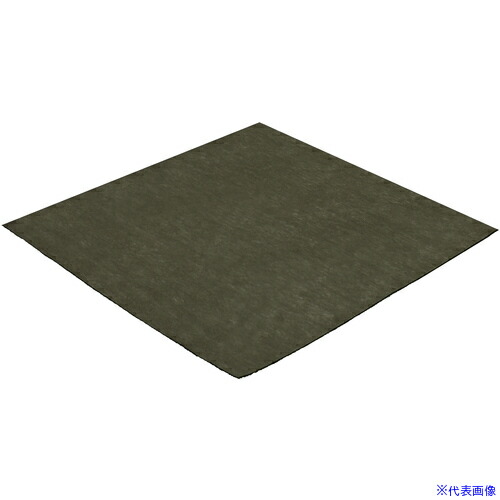 ■吉野 耐炎フェルト(2mm)片面コート OD色 2mX2m YSF2OD22(6784679)[送料別途見積り][法人・事業所限定][外直送]