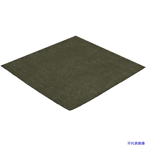 ■吉野 耐炎フェルト(2mm)片面コート OD色 1mX1m YSF2OD11(6784680)[送料別途見積り][法人・事業所限定][外直送]