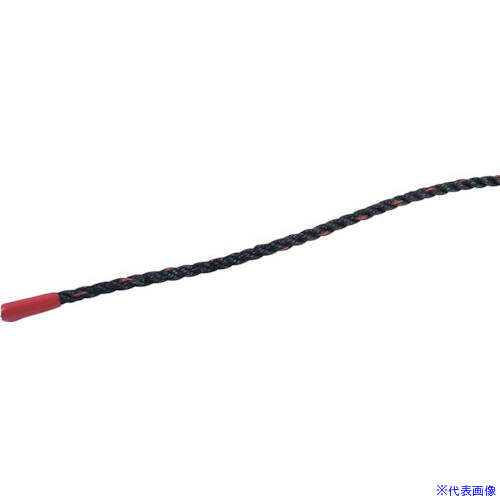■グリーンクロス ポリエチレンロープ 黒 少し軟打 5mm×400m 6300059428(6789772)[送料別途お見積り][法人限定][外直送]