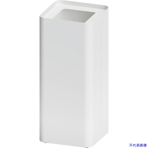 ■ミヅシマ Mseries 屑入S ♯A可燃ゴミ 角穴 ホワイト 3620111(6797120)[送料別途見積り][法人・事業所限定][外直送]