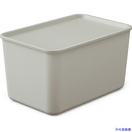 ■IRIS 206646 フタ付き積み重ねBOX FTB－45D ダークグレー FTB45DDHA(6799615)×6[送料別途お見積り][法人限定][掲外取寄]