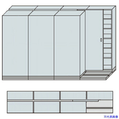 ■NAIKI 並行移動2列4連ベースセット MCW2421ACW(6808750)[送料別途お見積り][法人限定][外直送]