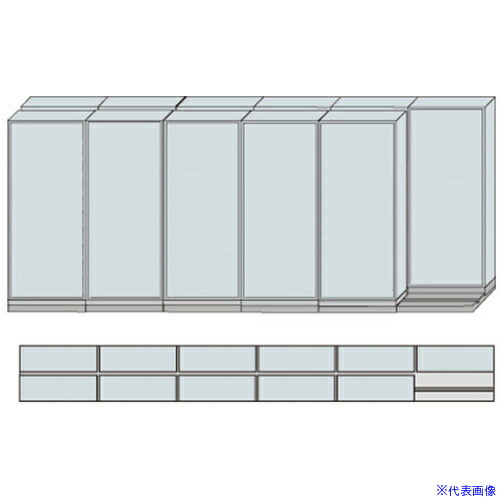 ■NAIKI 並行移動2列6連ベースセット MCW2621CCW(6808795)[送料別途お見積り][法人限定][外直送]