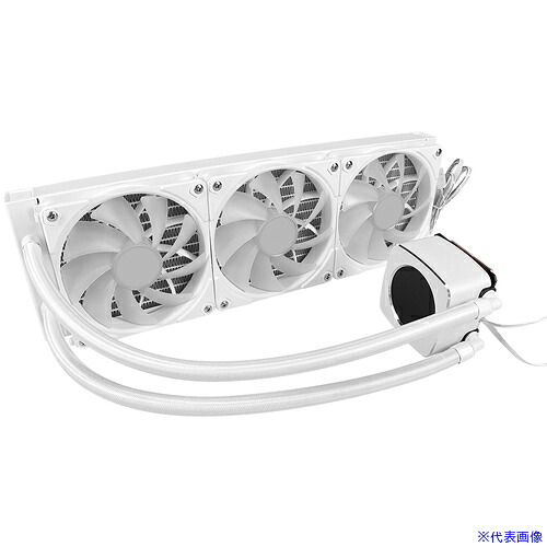 ■Owltech フルカラーLCDARGBLED内蔵ヘッド搭載360mmサイズ 水冷CPUクーラー OWLLCS360ARGBLWH(6836297)[送料別途お見積り][法人限定][掲外取寄]｜セミプロＤＩＹ店ファースト