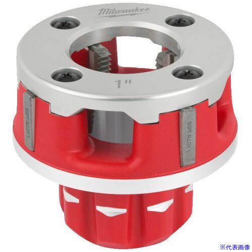 ■milwaukee 鋼管用チェーザ(4枚)付ダイヘッド 1&rdquo;(25A) 4932480247(6840186)[送料別途お見積り][法人限定][掲外取寄]｜セミプロＤＩＹ店ファースト