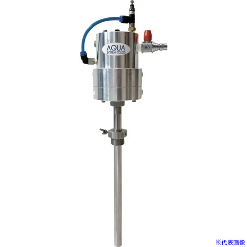 ■アクアシステム 200Lドラム缶用 エア式液面計 満タン用 GDAHH(6853863)[送料別途見積り][法人・事業所限定][外直送]