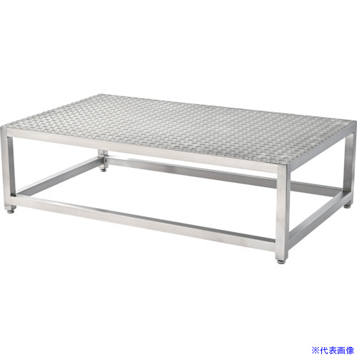 ■クラフトワーク ステンレス作業用踏台 溶接一体型 SUSF1603025(6853904)[送料別途お見積り][法人限定][外直送]