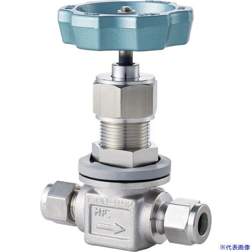 ■Fujikin SUS鋼製ニードルバルブ＿外ねじ式UH91500 UH91500HP10V(6855050)[送料別途お見積り][法人限定][掲外取寄]