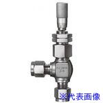 ■Fujikin SUS鋼製ニードルバルブ超微量調整CV値0.033.92MPaUN-04M-L UN04M6.35LRV(6855066)[送料別途お見積り][法人限定][掲外取寄]