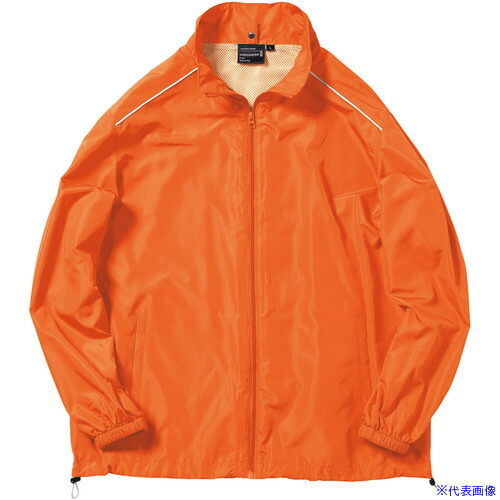 ■LIFEMAX ハイブリッドジャケット オレンジ XXL MJ006413XXL(6860170)[送料別途お見積り][法人限定][外直送]