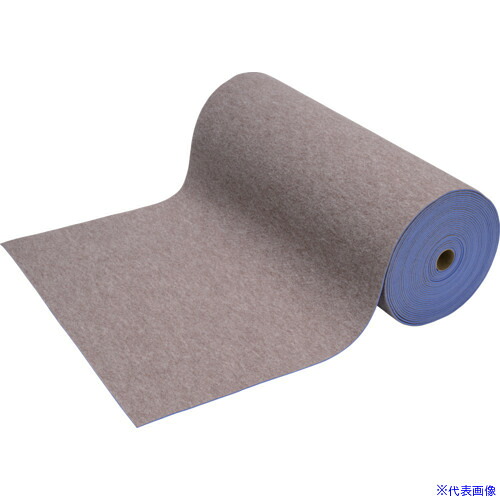 ■ワタナベ パンチカーペット ラバー付 ベージュ 防炎 91cm×30m CPF1069120(6865008)[送料別途見積り][法人・事業所限定][掲外取寄]