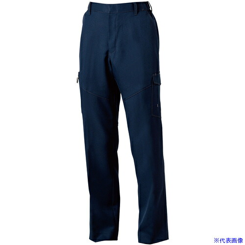 ■SOWA 9668-98 カーゴパンツ(ノータック・脇ゴム) ネイビー G3L 9668981G3L(6877938)[送料別途お見積り][法人限定][掲外取寄]