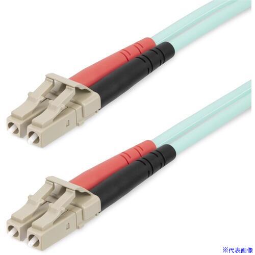 ■StarTech 光ファイバーケーブル/OM4マルチモード/20m/LC－LC/50/125/2芯/100G/ネットワーク パッチコード 450FBLCLC20(6880121)[法人限定][外直送元]