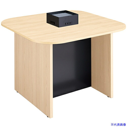 ■NAIKI キャビネットカウンター スクエアタイプ CF型/脚:シルクウッド/天板:シルクウッド 幕板:ブラック/W1400&times;D1400 CFH1414NPBSSB(6932206)[送料別途お見積り][法人限定][掲外取寄]｜セミプロＤＩＹ店ファースト