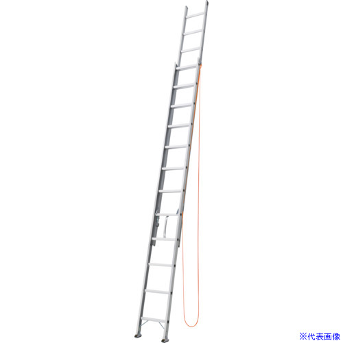 ■TRUSCO 2連はしご 7.1m(100kgタイプ) TDLA271(6946397)｜セミプロＤＩＹ店ファースト