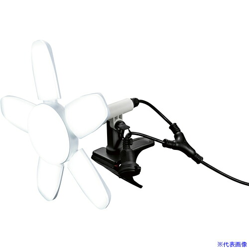 ■侍BLACK 防雨型LEDクリップライト 咲灯 PRO 約6500lm OCLT60MG(6949352)[送料別途お見積り][法人限定][外直送]