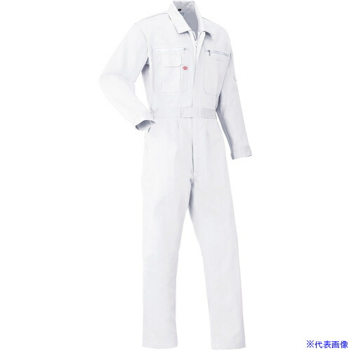 ■AUTO－BI AW(秋冬)モデル つなぎ服880－009ホワイト－4L 8800094L(6951551)[送料別途お見積り][法人限定][掲外取寄]