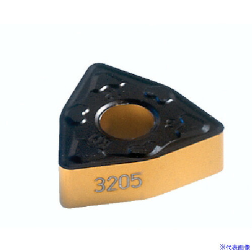 ■SANDVIK T－Max P 旋削用ネガ・チップ(110) 3205 WNMG060412KR(3205)(6952488)×10[送料別途お見積り][法人限定][掲外取寄]