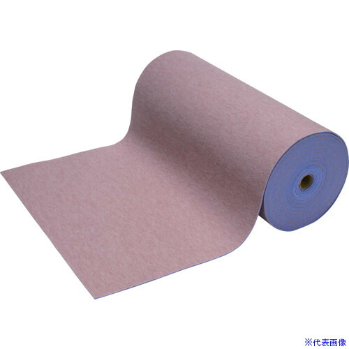 ■ワタナベ パンチカーペット ラバー付 ローズベージュ 防炎 91cm&times;30m CPF1319120(6955603)[送料別途お見積り][法人限定][掲外取寄]｜セミプロＤＩＹ店ファースト 27,643円