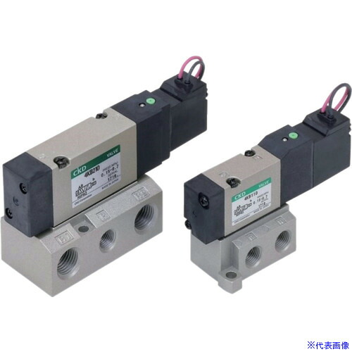 ■CKD パイロット式5ポート弁 パイロット式 5 ポート弁セレックスバルブ 4KB33008BDC24V(6958375)[送料別途お見積り][法人限定][掲外取寄]｜セミプロＤＩＹ店ファースト