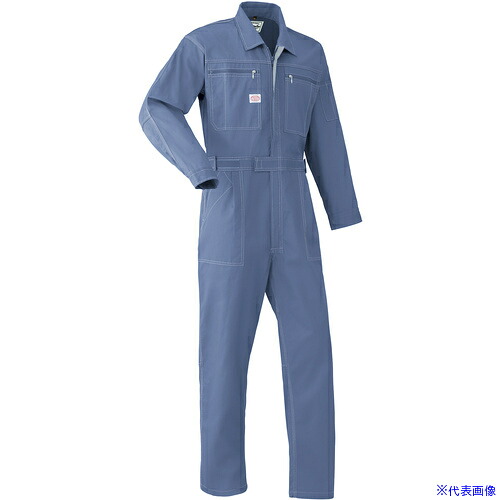 ■AUTO－BI AW(秋冬)モデル つなぎ服5950－101ブルー－5L 59501015L(6958424)[送料別途お見積り][法人限定][掲外取寄]