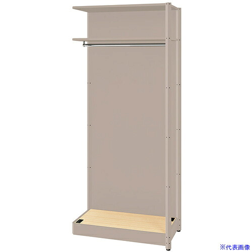 ■NAIKI シェルフラック(ワードローブ メレム MU型/天板：シルクウッド 本体：サテンアッシュトープ/W925&times;H2103 MU0921RWSTS(6962727)[送料別途お見積り][法人限定][掲外取寄]｜セミプロＤＩＹ店ファースト