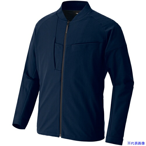 ■アイトス 長袖ブルゾン(男女兼用) TULTEX WORK AZ4231 ネイビー 3L AZ42310083L(6964528)[送料別途お見積り][法人限定][掲外取寄]