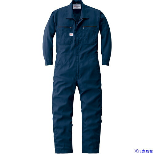 ■AUTO－BI SS(春夏)モデル つなぎ服24031－001ネイビーブルー－lサイズ 24031001L(6968817)[送料別途お見積り][法人限定][掲外取寄]