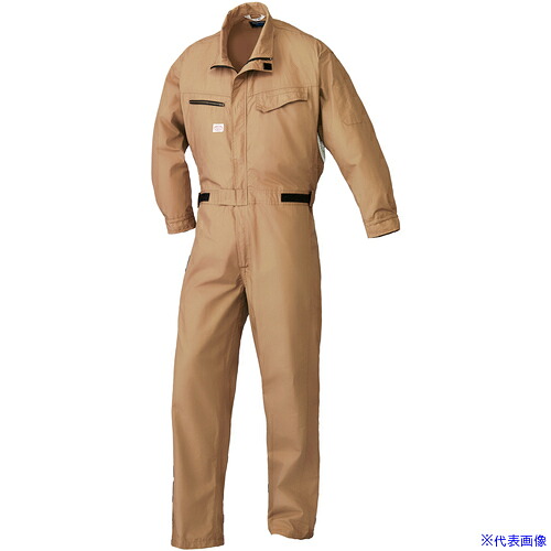 ■AUTO－BI SS(春夏)モデル 空調つなぎ服(R)9850 011カーキ Sサイズ 9850011S(6974796)[送料別途お見積り][法人限定][掲外取寄]
