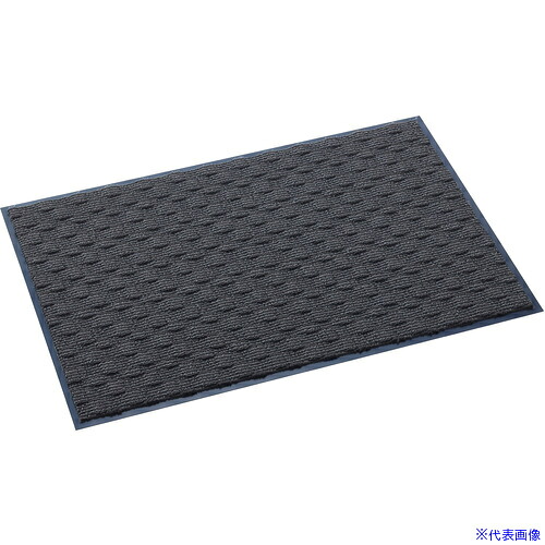 ■テラモト 雨天用マット ラインアート グレー 600&times;900 MR0560405(6975913)[送料別途お見積り][法人限定][掲外取寄]｜セミプロＤＩＹ店ファースト