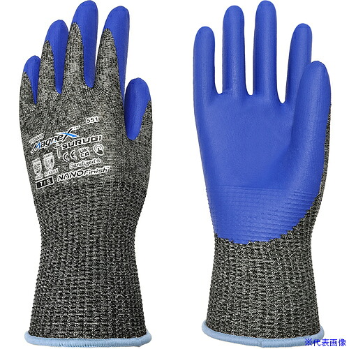 ■トワロン 耐切創手袋 MagneXTSURUGI 7/S (12双入) 551S(6977972)