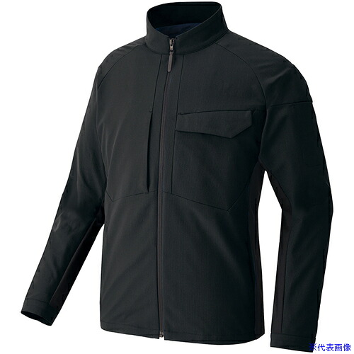 ■アイトス 長袖ブルゾン(男女兼用) TULTEX WORK AZ4230 ブラック S AZ4230010S(6978765)[送料別途お見積り][法人限定][掲外取寄]