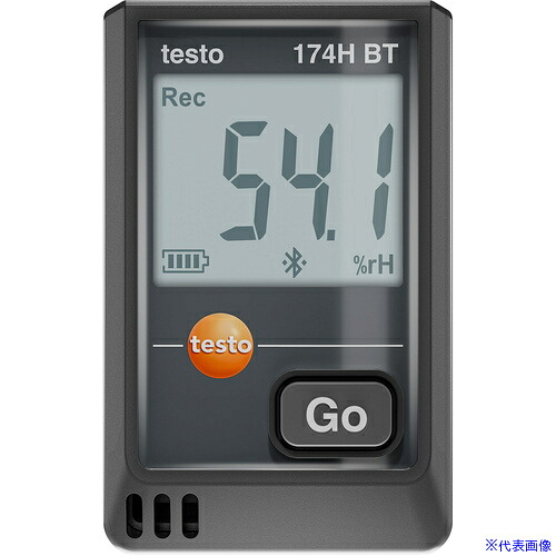 ■TESTO 温湿度データロガー(Bluetooth) testo 174H BT(黒) 0572174302(6979160)