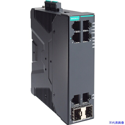 ■MOXA 産業用フルギガビットスマートイーサネットスイッチ6ポート(RJ－45×4、コンボポート×2) SDSG30062GTXSFP(6983489)[送料別途お見積り][法人限定][掲外取寄]
