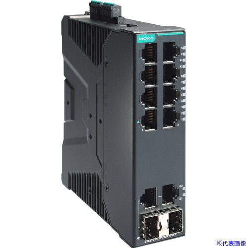 ■MOXA 産業用ギガビットスマートイーサネットスイッチ10ポート(RJ&minus;45&times;8、ギガビットコンボポート&times;2) SDS30102GTXSFP(6983507)[送料別途お見積り][法人限定][掲外取寄]｜セミプロＤＩＹ店ファースト