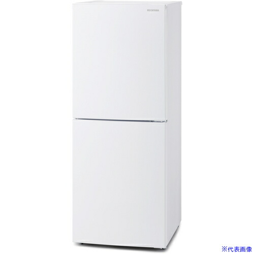 ■IRIS 108262 冷凍冷蔵庫 153L ホワイト IRSNHF15AW(6990621)[法人限定][外直送元]
