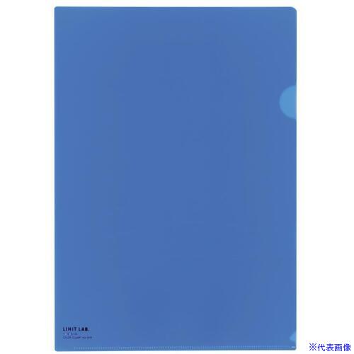 ■LIHIT カラークリヤーホルダー 青 A4 F788(6991814)×50[送料別途お見積り][法人限定][掲外取寄]