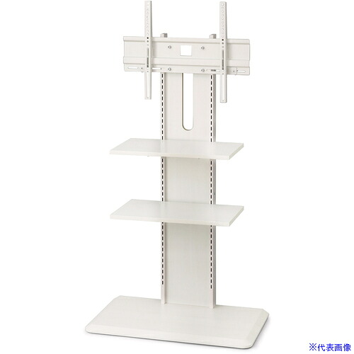 ■IRIS 291555 スタンドテレビ台 オフホワイト UTS700ROW(6995971)[法人限定][外直送元]