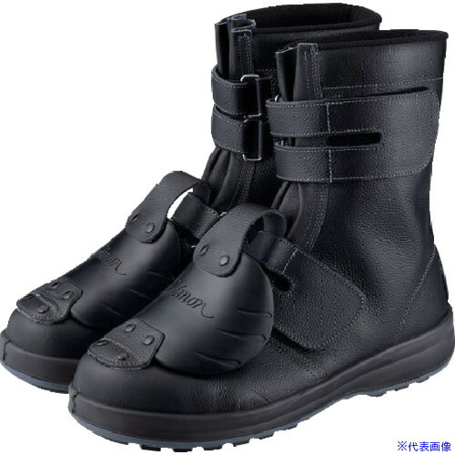 ■シモン 安全靴 長編上 マジック式 甲プロ付 WS38黒D－1 30.0cm WS38D1300(6996485)