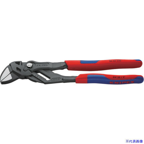 ■KNIPEX プライヤーレンチ コンフォートハンドル 250mm(SB展示販売パッケージ仕様) 8602250SB(7002090)