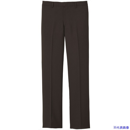 ■サンペックス ストレートパンツ スラックス ズボン 飲食店 ユニフォーム ブラック 3S SPAU1710B93S(7006697)[送料別途お見積り][法人限定][掲外取寄]