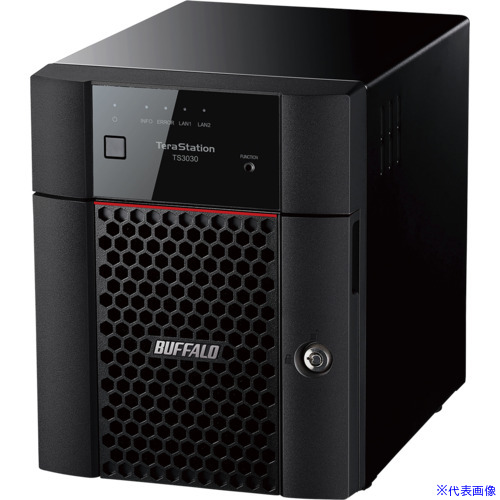 ■BUFFALO TeraStation TS3430シリーズ 4ベイデスクトップ24TB TS3430DN2404(7009522)[送料別途お見積り][法人限定][掲外取寄]
