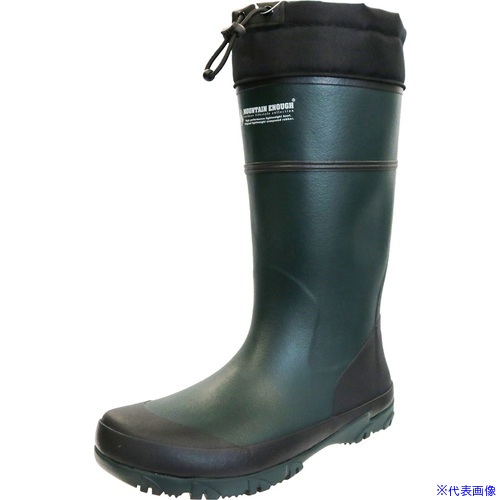 ■弘進ゴム 長靴 MOUNTAIN ENOUGH X1 GREEN LL B0352AALL(7011884)[送料別途お見積り][法人限定][掲外取寄]
