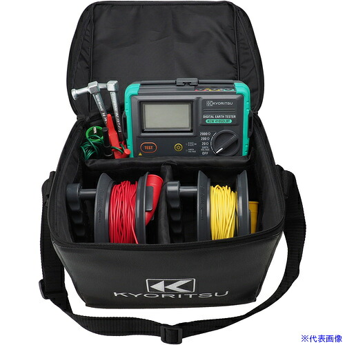 ■KYORITSU 4105DLBT デジタル接地抵抗計(Bluetooth搭載、ソフトケース付) KEW4105DLBT(7012227)[送料別途お見積り][法人限定][掲外取寄]