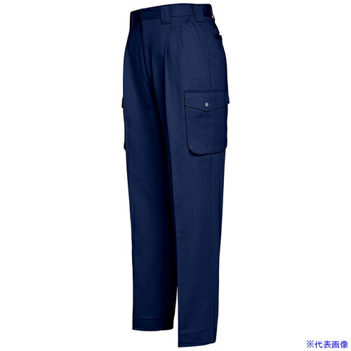 ■アイトス 2タックワークパンツ ネイビー ウエスト88cm AZ774008120(7016865)[送料別途お見積り][法人限定][掲外取寄]